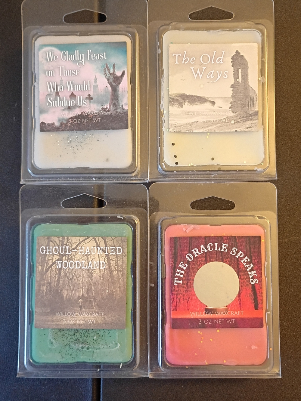 Halloween Spooky Autumn Scented Wax Melts - 4 Pack Set